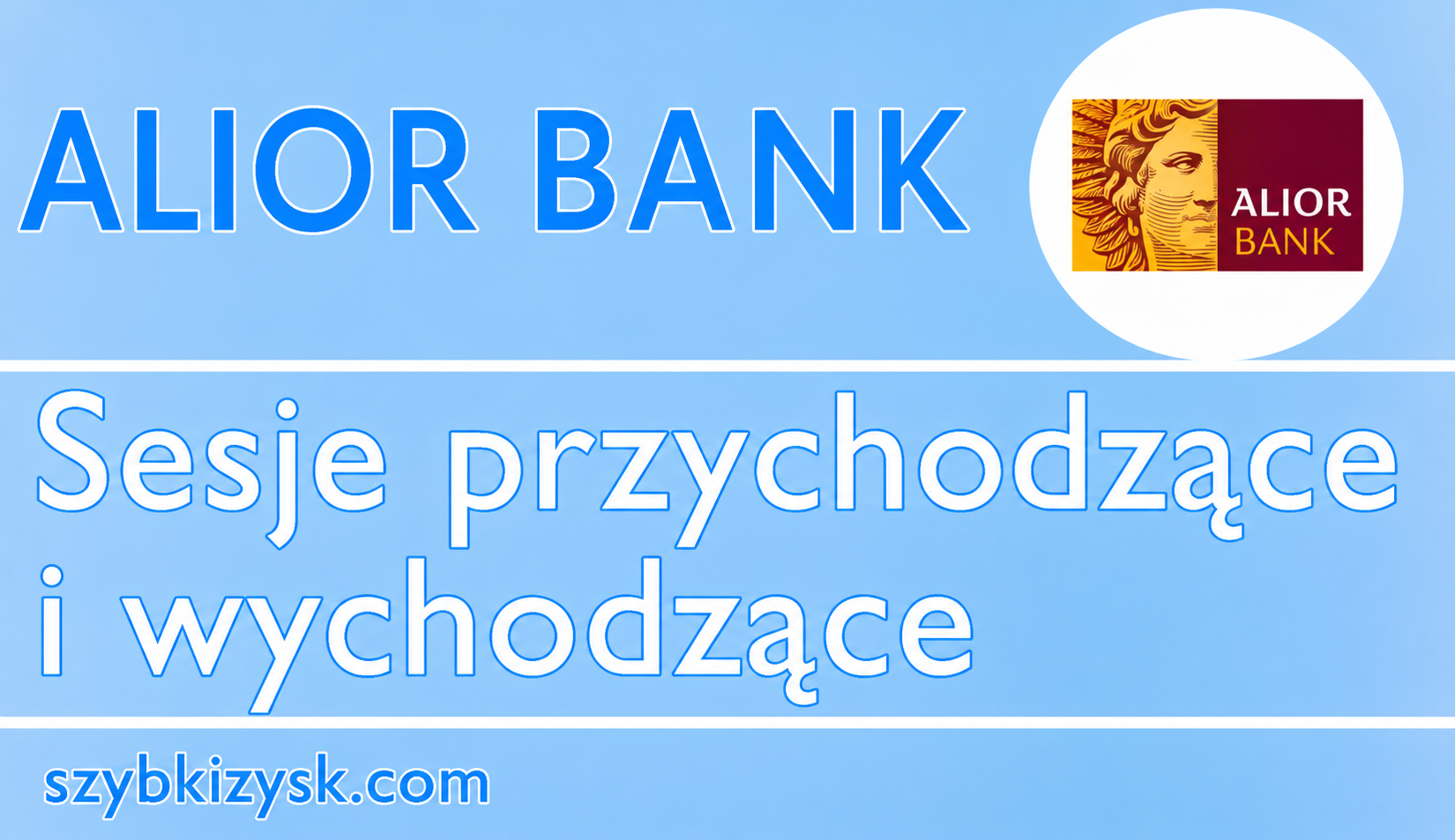 Alior Bank sesje przychodzące i wychodzące