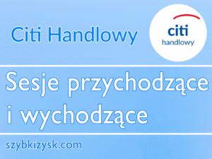 Citi Handlowy sesje