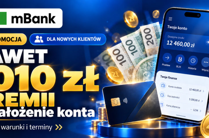 mBank Promocja na otwarcie konta